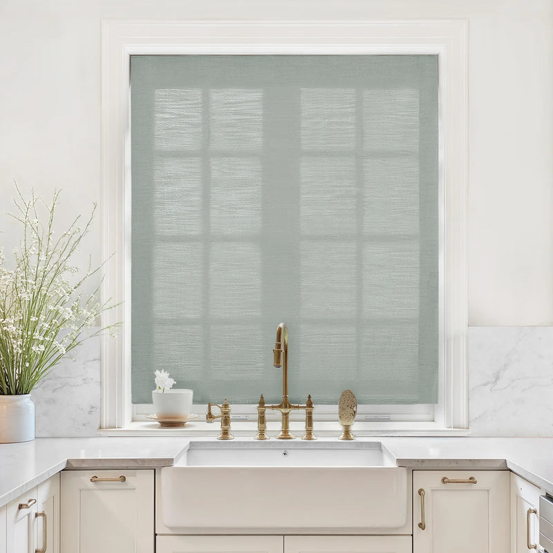Liz Linen Relaxed Roman Blind Cord Lift