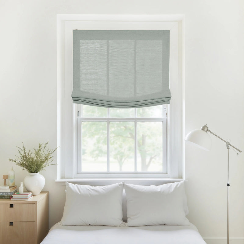 Liz Linen Relaxed Roman Blind Cord Lift