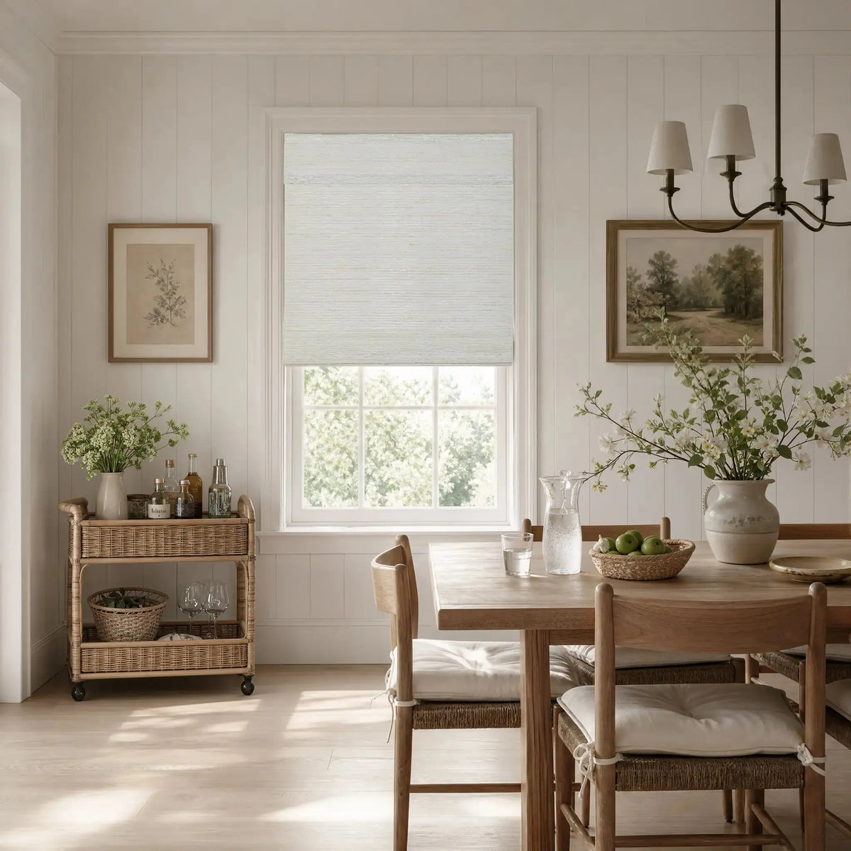 Rae Natural Ramie Jute Woven Wood Shades - Series W- -TWOPAGES CURTAINS