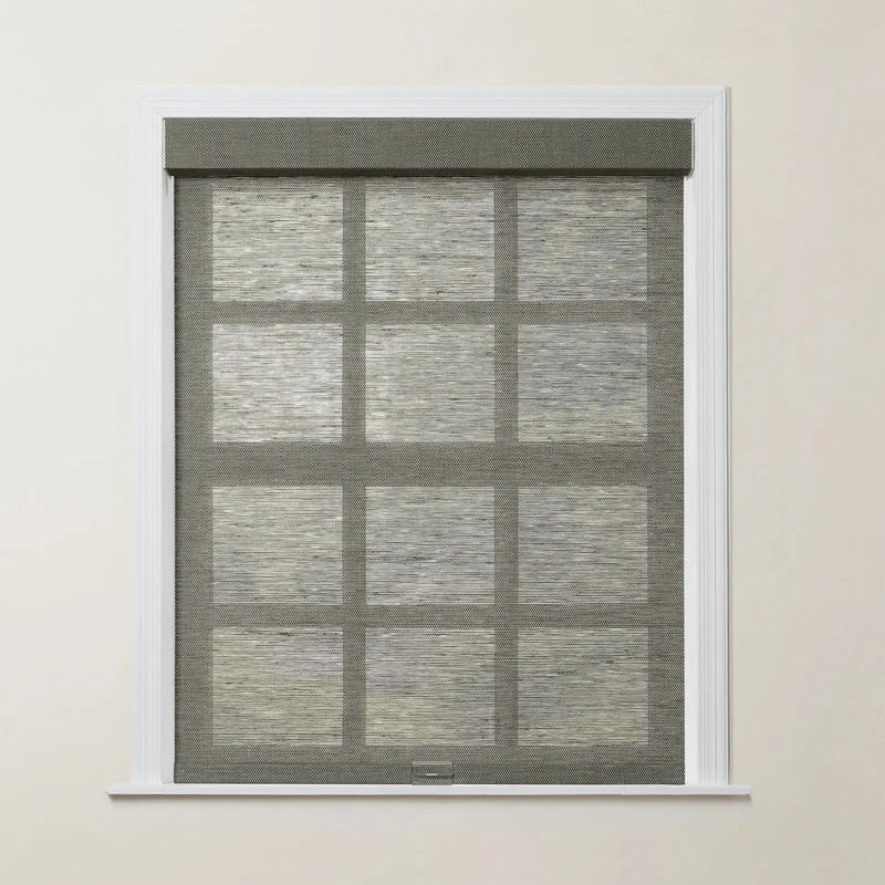 Rae Natural Jute Woven Wood Roller Blinds Cordless-?-TWOPAGES