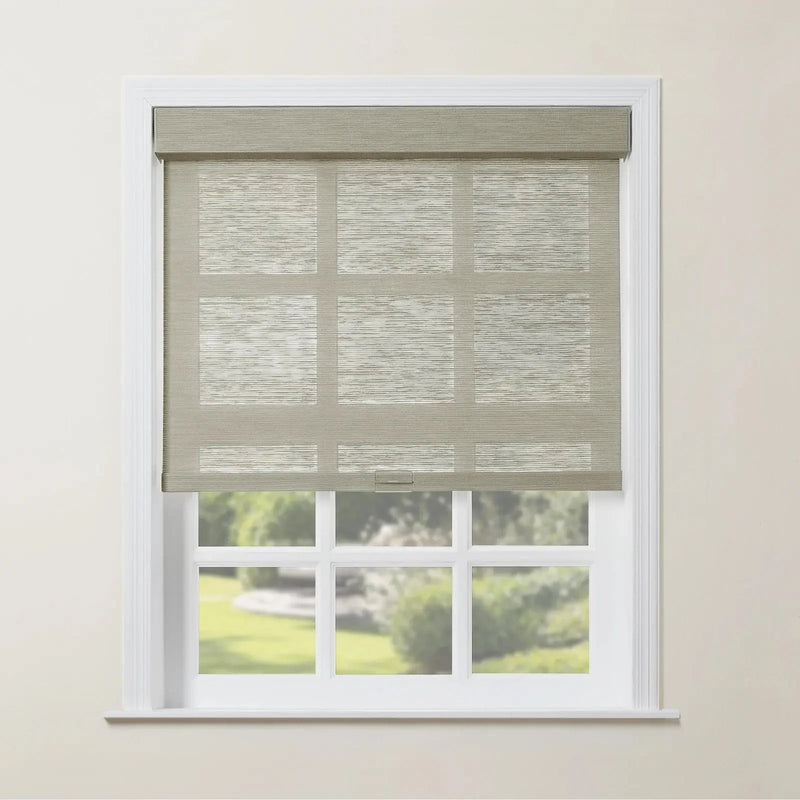Rae Natural Jute Woven Wood Roller Blinds Cordless-?-TWOPAGES