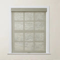 Rae Natural Jute Woven Wood Roller Blinds Cordless-?-TWOPAGES