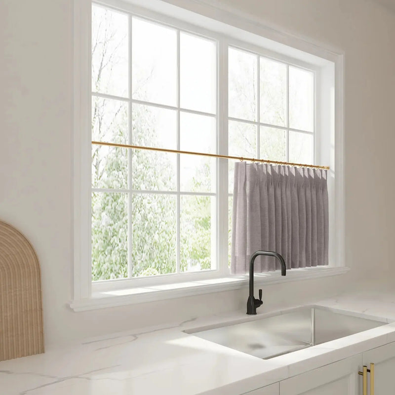 Liz Linen Pleated Cafe Curtains?-TWOPAGES
