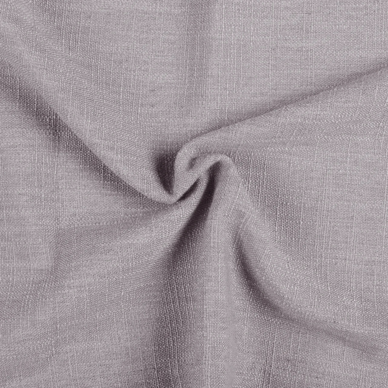 Parchment Liz linen curtains drawn partly across the window with filtered light revealing the weave