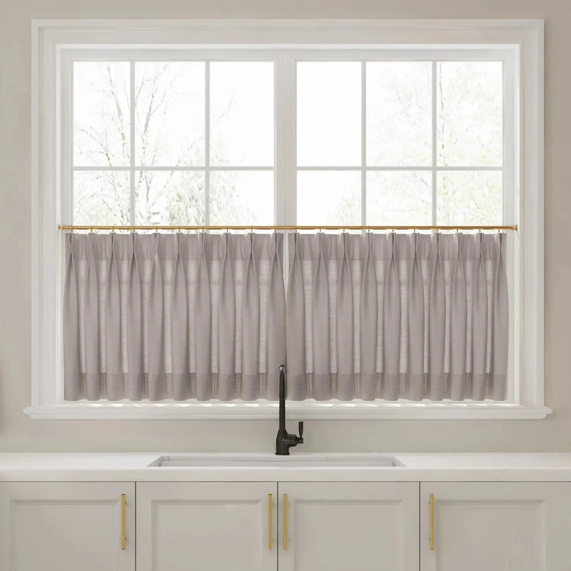 Liz Linen Pleated Cafe Curtains?-TWOPAGES