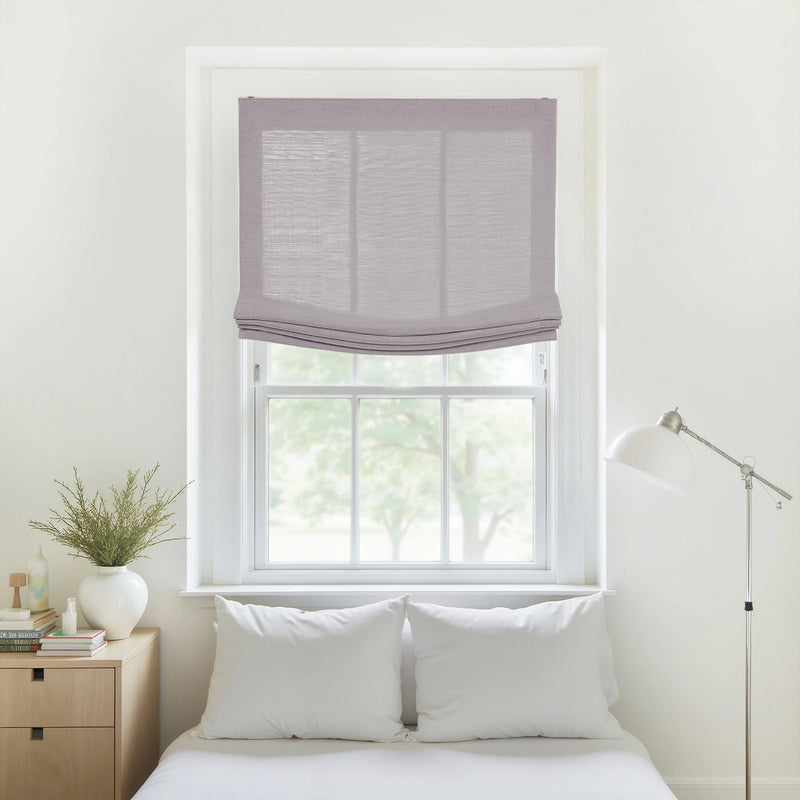 Liz Linen Relaxed Roman Blind Cord Lift