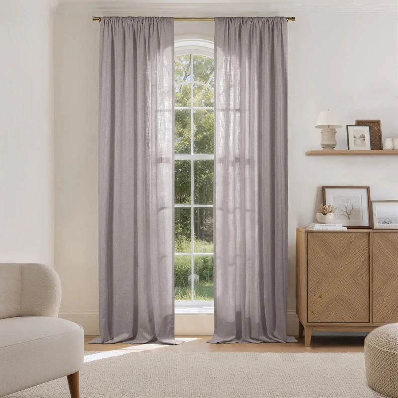 Liz Linen Drape Soft Top- -TWOPAGES