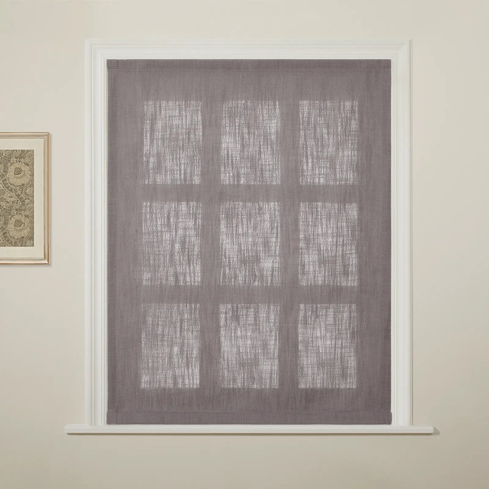Liz Linen Flat Roman Blind Cord Lift