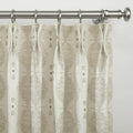 Kim Morrow Print Cotton Curtain Pleated- -TWOPAGES