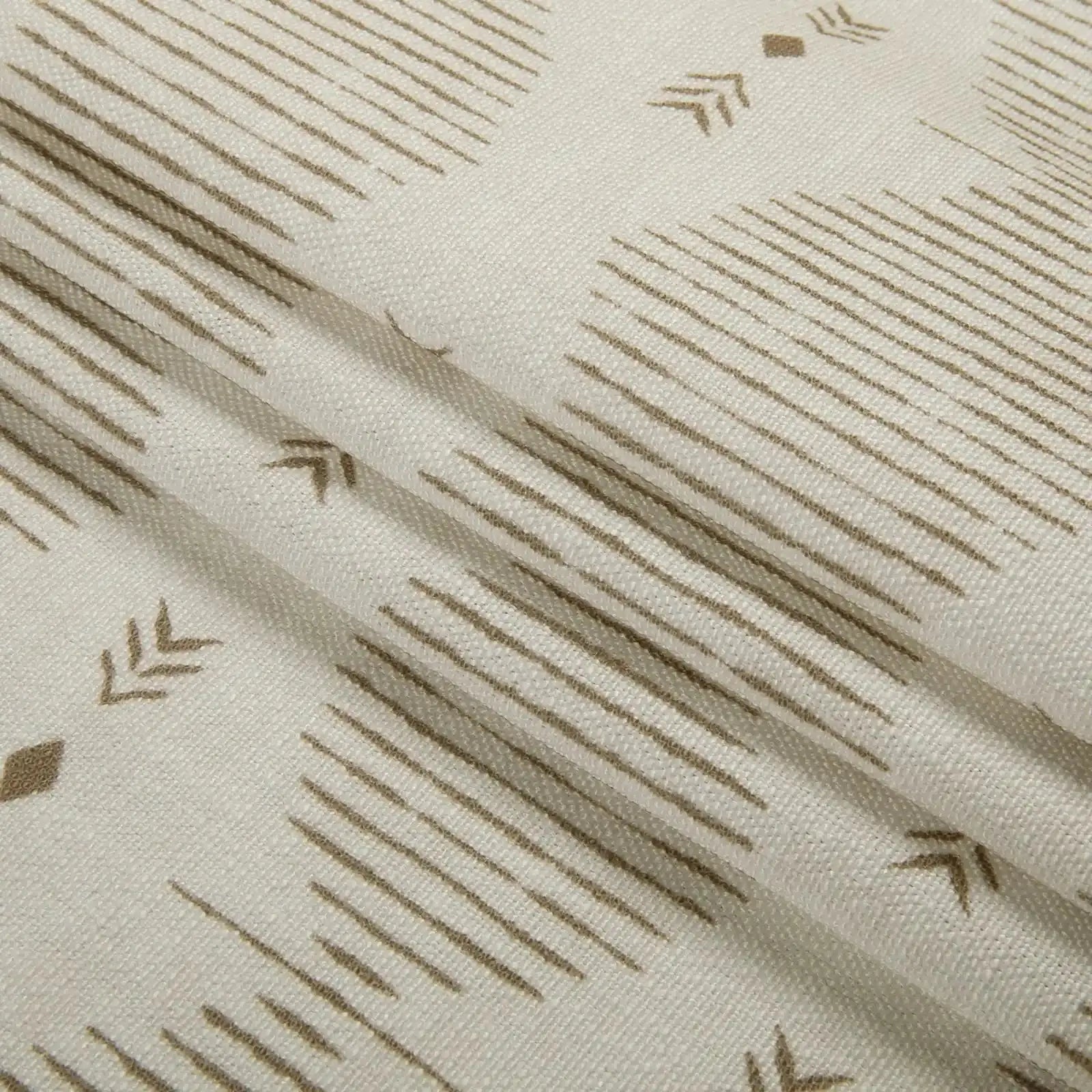 Kim Morrow Print Cotton Curtain Pleated- -TWOPAGES