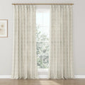 Kim Morrow Western Plaid Cotton Curtain Pleated- -TWOPAGES