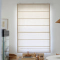 Patti Belgian Linen Roman Shade Cordless- -TWOPAGES