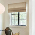 Patti Belgian Linen Roman Shade Cordless -TWOPAGES