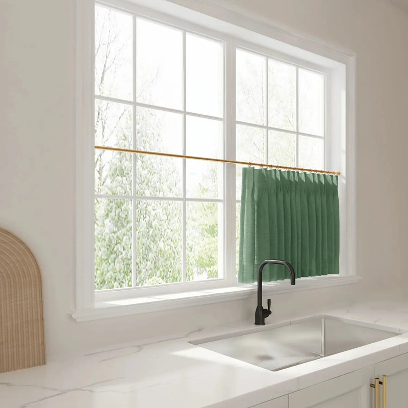 Liz Linen Pleated Cafe Curtains?-TWOPAGES