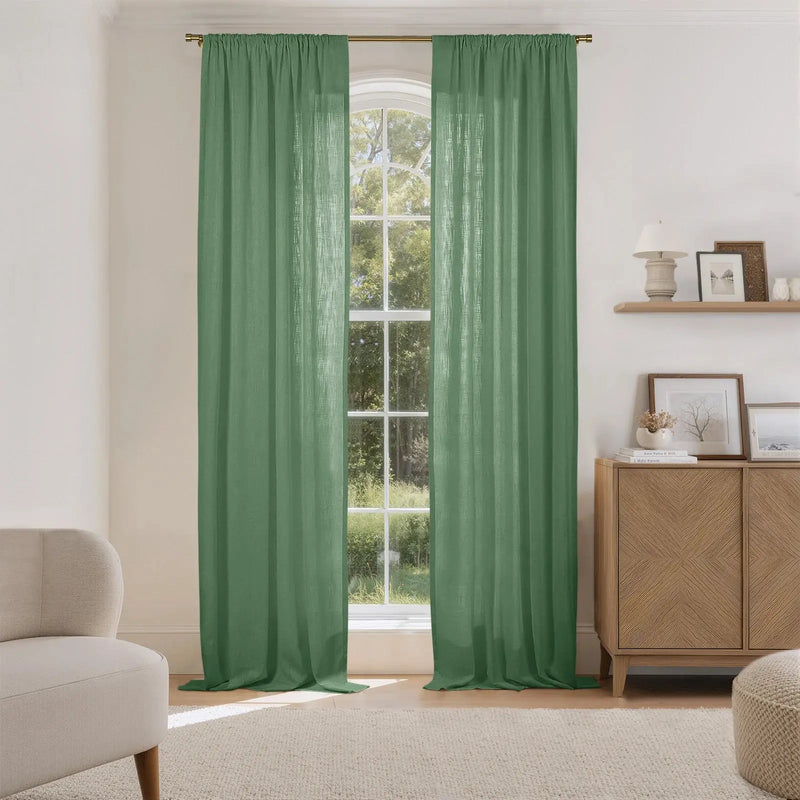 Liz Linen Drape Soft Top- -TWOPAGES