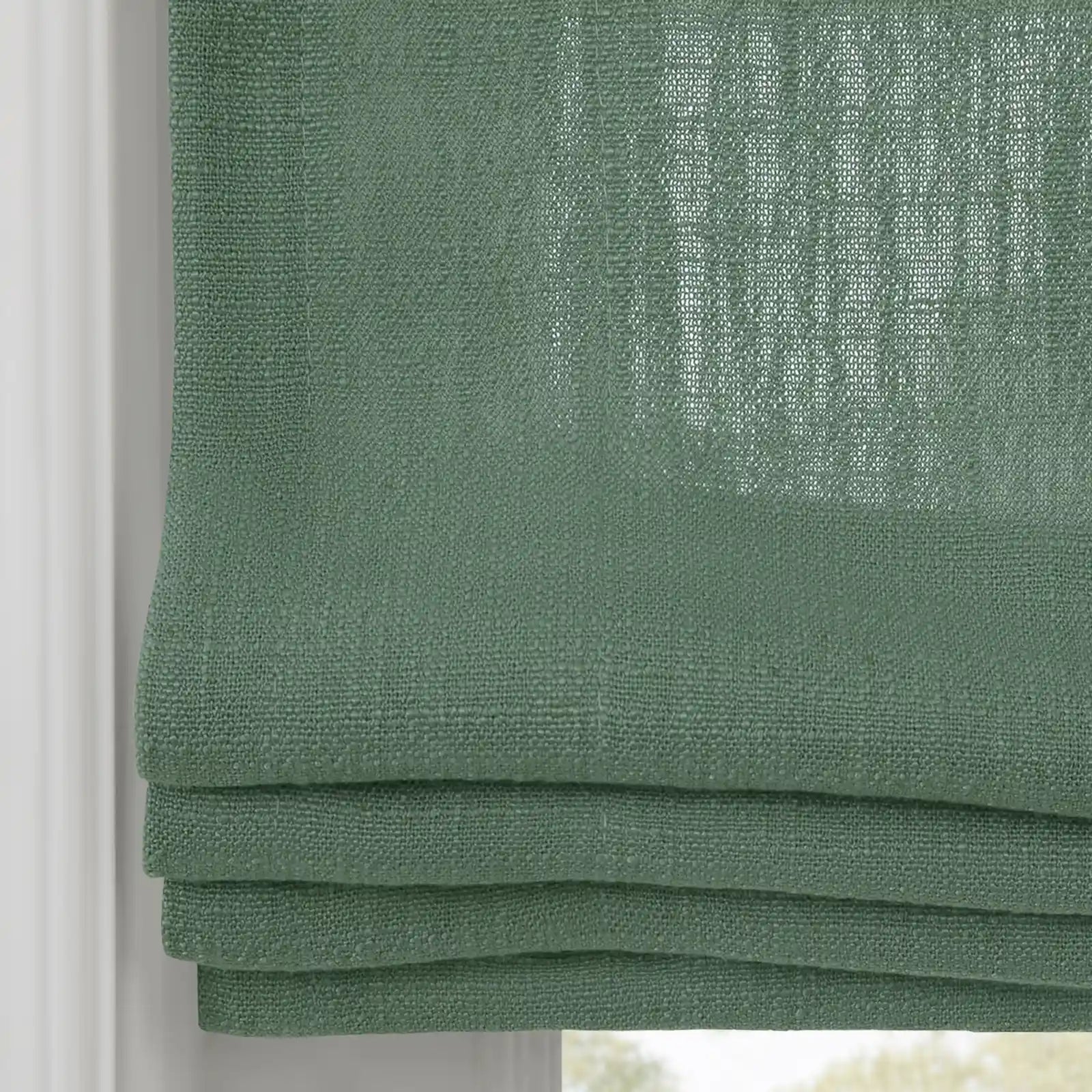 Liz Linen Flat Roman Blind Cord Lift