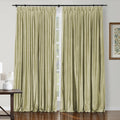 Selman Dupioni Silk Curtain Pleated TWOPAGES