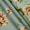 Holly Floral Pattern Boho Style Curtain Pleated TWOPAGES