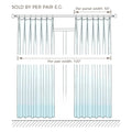 Liz Linen Curtains with Border Trim (Sold per Pair) TWOPAGES