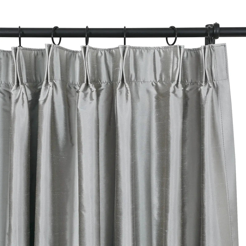 Selman Dupioni Silk Curtain Pleated?-TWOPAGES