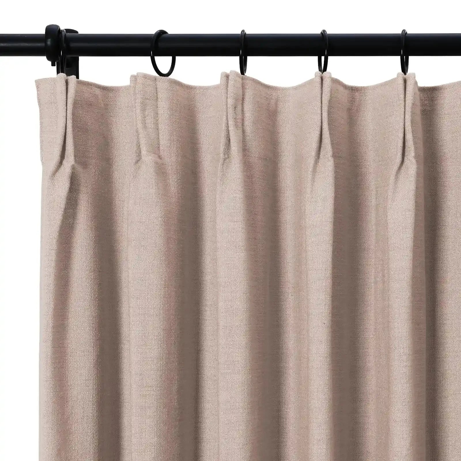 Isabella Heavyweight Cotton Drapery Pleated- -TWOPAGES