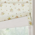 Holly Botanical Boho No-Drill Flat Fold Roman Blind Cordless