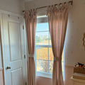 Jawara Linen Cotton Tie Top Bow Curtain-?-TWOPAGES
