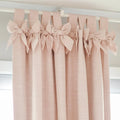 Jawara Linen Cotton Tie Top Bow Curtain-?-TWOPAGES