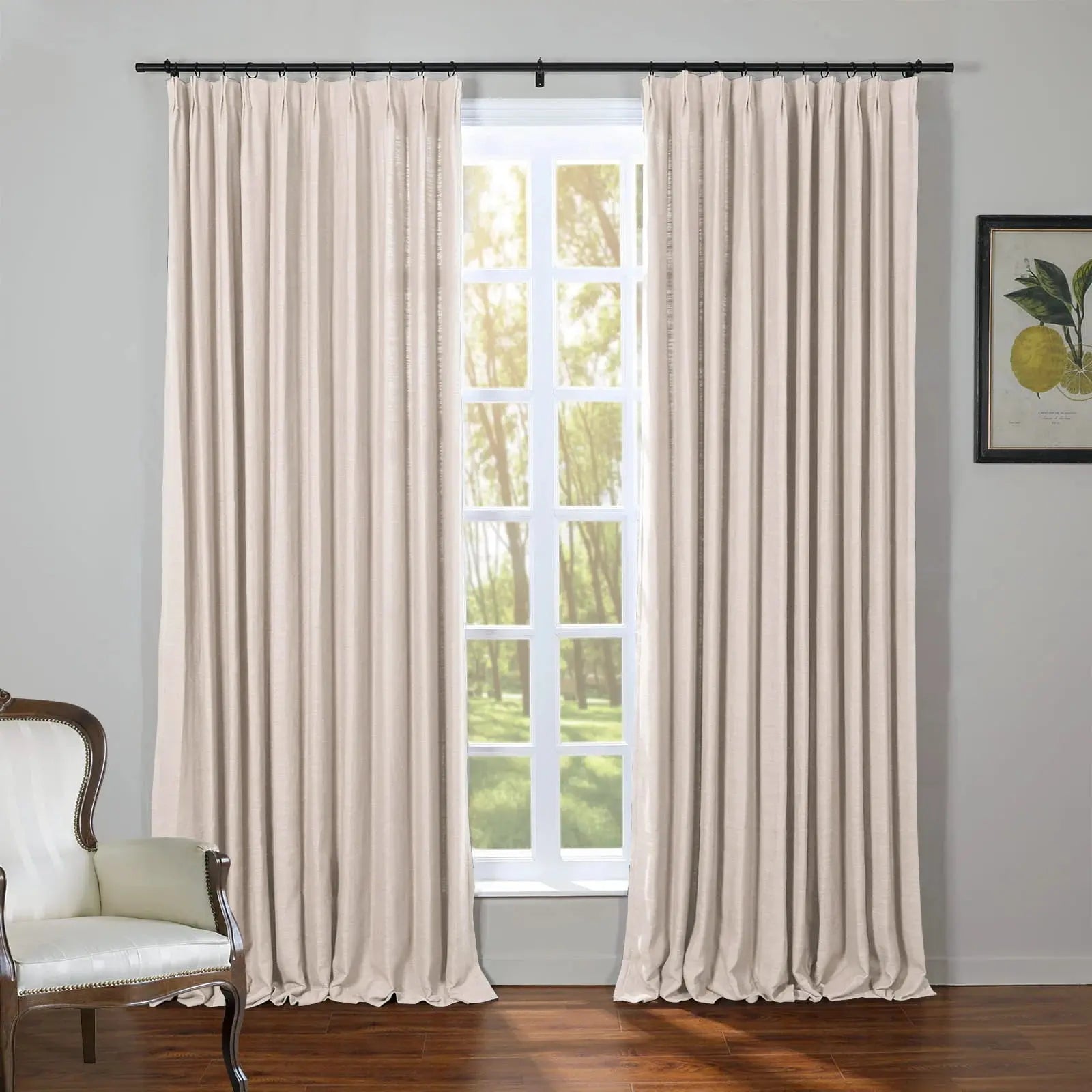 Kyla Linen Drapery Pleated?-TWOPAGES
