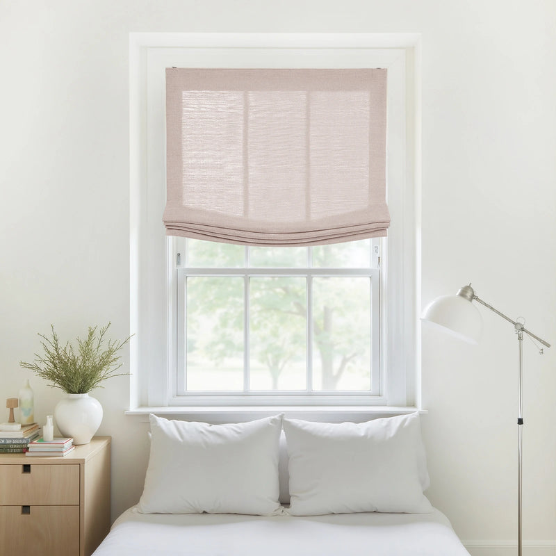 Liz Linen Relaxed Roman Blind Cord Lift
