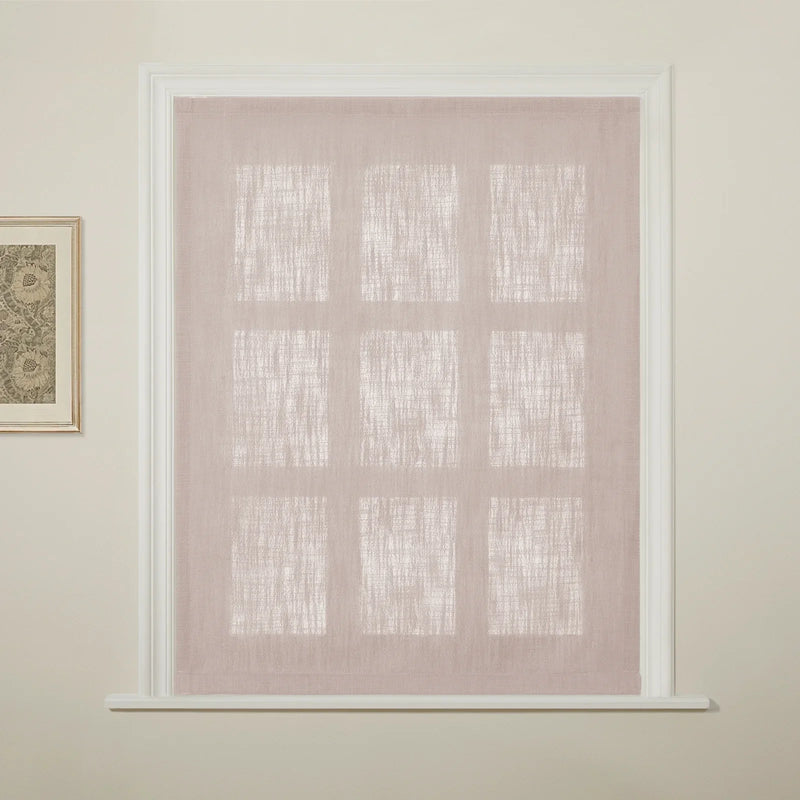 Liz Linen Flat Roman Blind Cord Lift