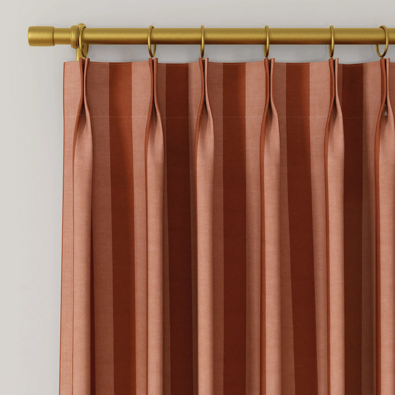 MS. MAVERICK MUSE x TWOPAGES Pastoral Printed Linen Cotton Pleated Curtains