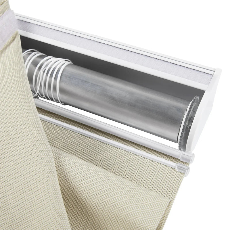 Alvin Motorized Sheer Room Darkening Roman Blind?-TWOPAGES