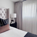 Florida Embossed White Semi Sheer Curtain Pleated?-TWOPAGES