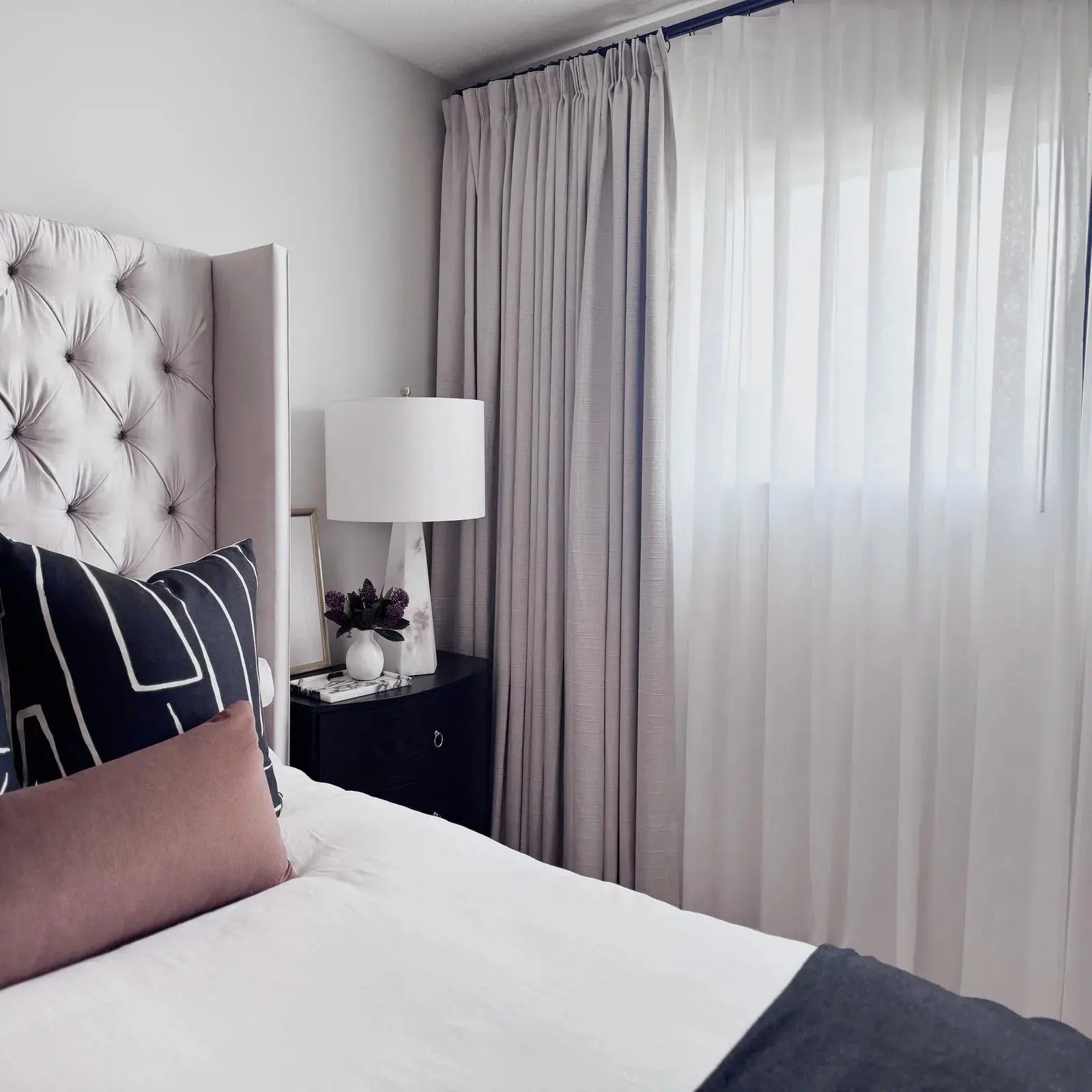Florida Embossed White Semi Sheer Curtain Pleated?-TWOPAGES