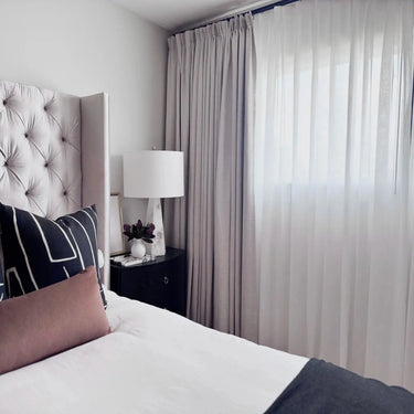 Florida Embossed White Semi Sheer Curtain Pleated?-TWOPAGES