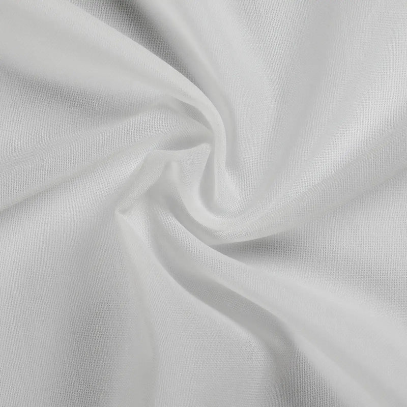 Florida Embossed White Semi Sheer Curtain Pleated?-TWOPAGES