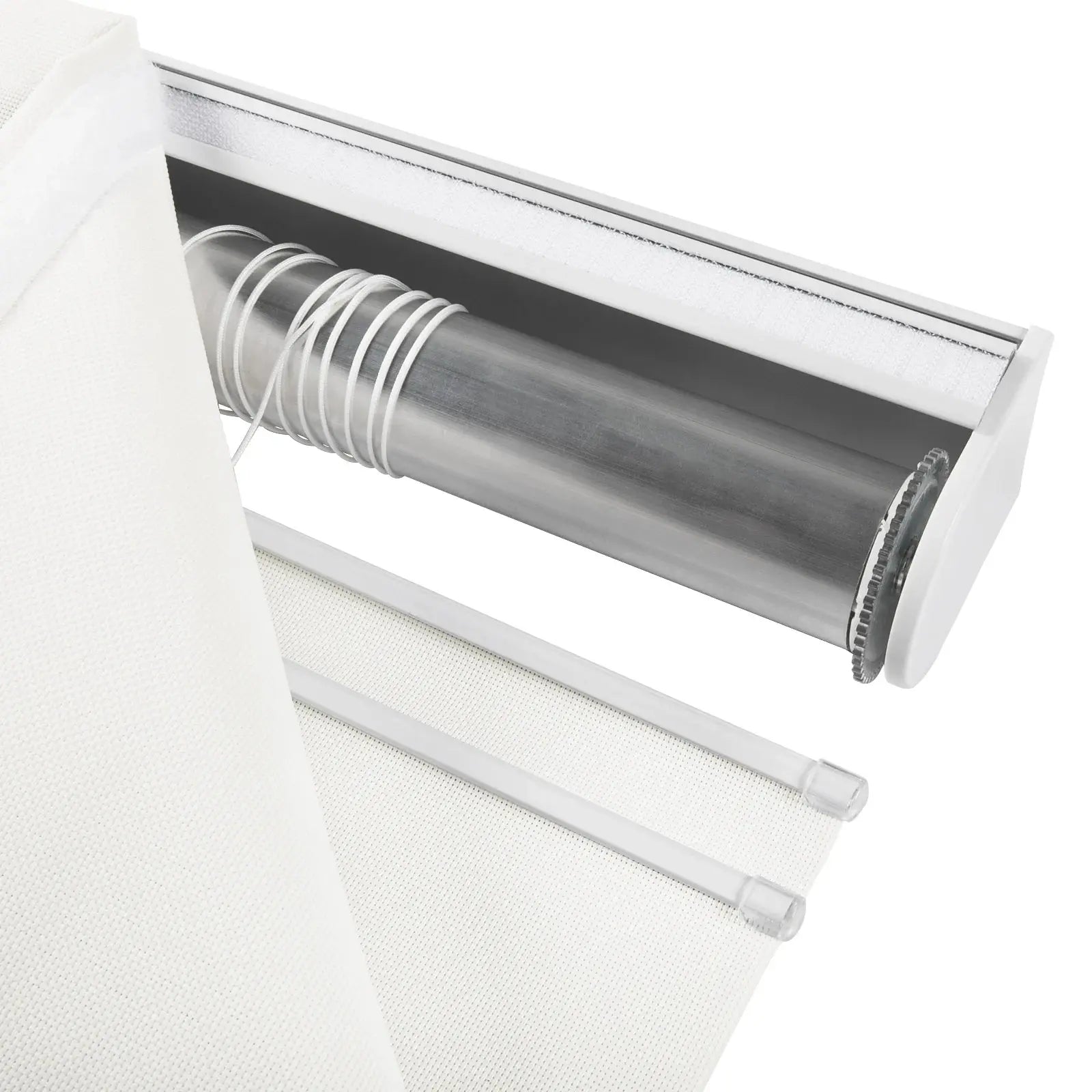 Alvin Motorized Sheer Room Darkening Roman Blind?-TWOPAGES