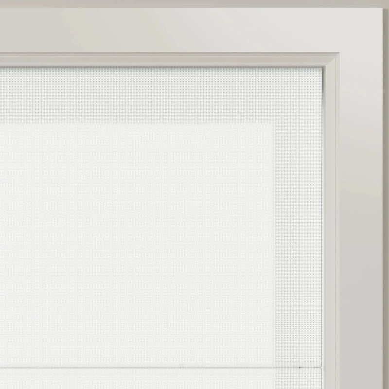 Alvin Motorized Sheer Room Darkening Roman Blind?-TWOPAGES
