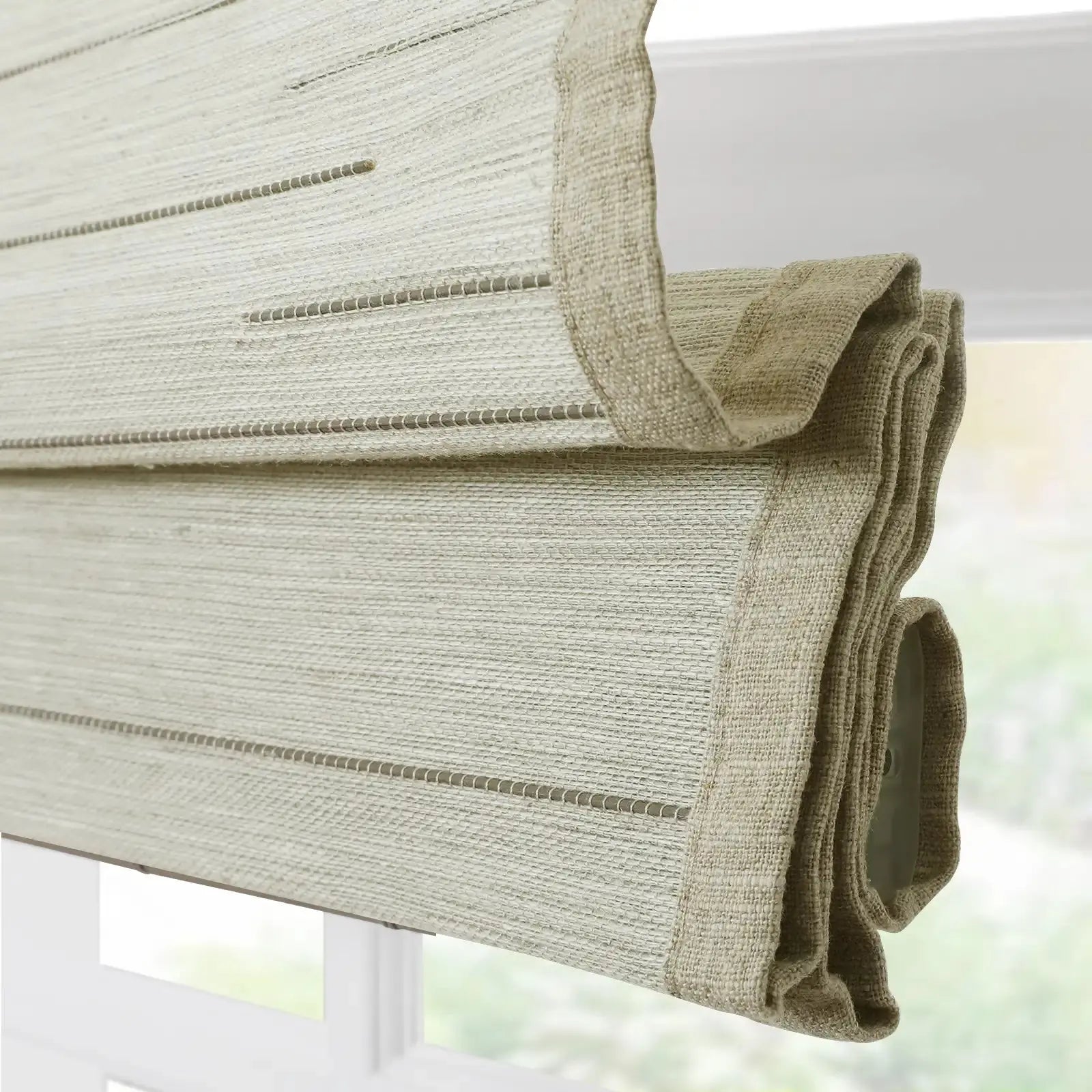 Rae Natural Ramie Bamboo Woven Blinds - Series P-?-TWOPAGES CURTAINS