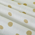 Stefana Silber Print Linen Blend Curtain Drapery Pleated?-TWOPAGES
