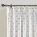 Stefana Silber Print Linen Blend Curtain Drapery Pleated?-TWOPAGES
