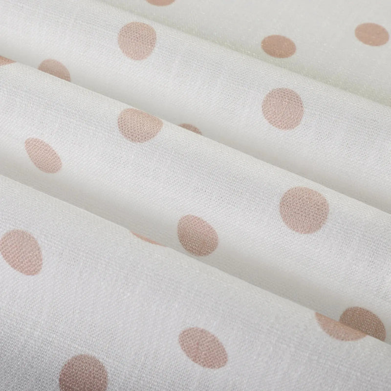 Stefana Silber Print Linen Blend Curtain Drapery Pleated?-TWOPAGES