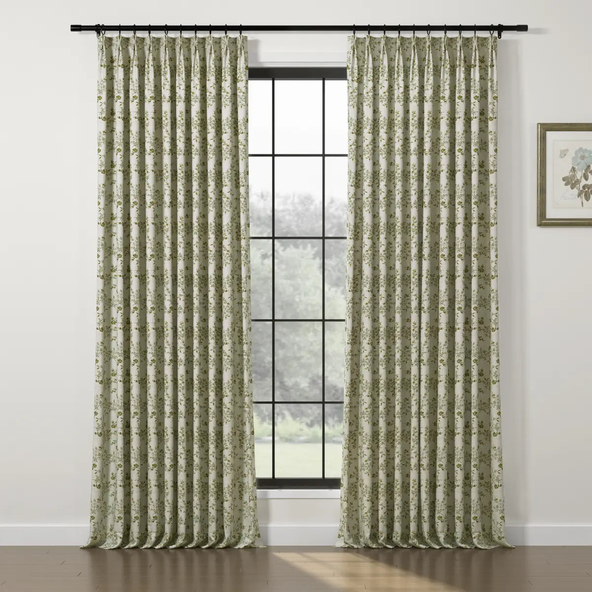 Sara Le Print Linen Drapery Pleated TWOPAGES