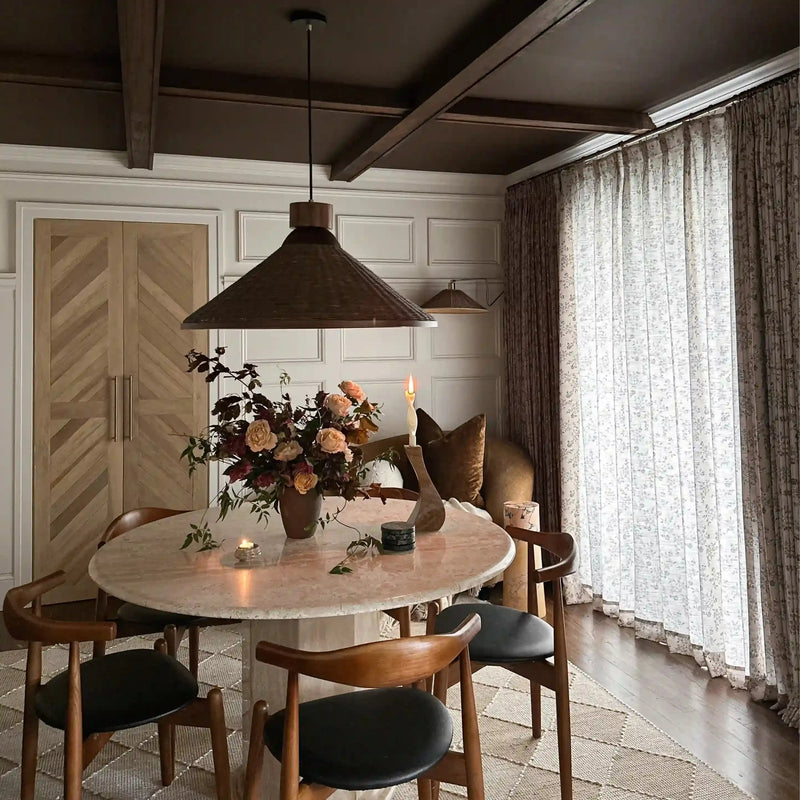 Sara Le Print Linen Drapery Pleated?-TWOPAGES
