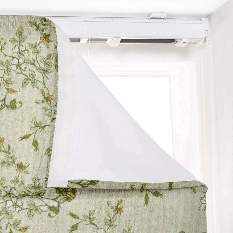 Sara Le Printed Roman Shade Cord Lift -TWOPAGES