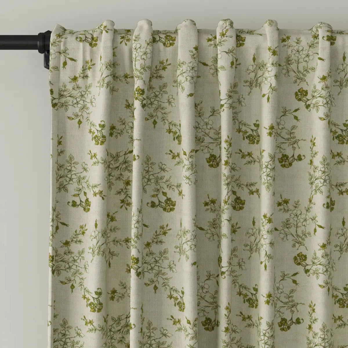 Sara Le Print Linen Drapery Soft Top -TWOPAGES