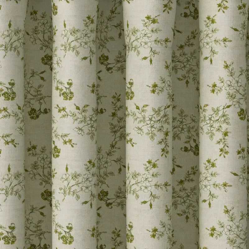 Sara Le Print Linen Drapery Pleated?-TWOPAGES
