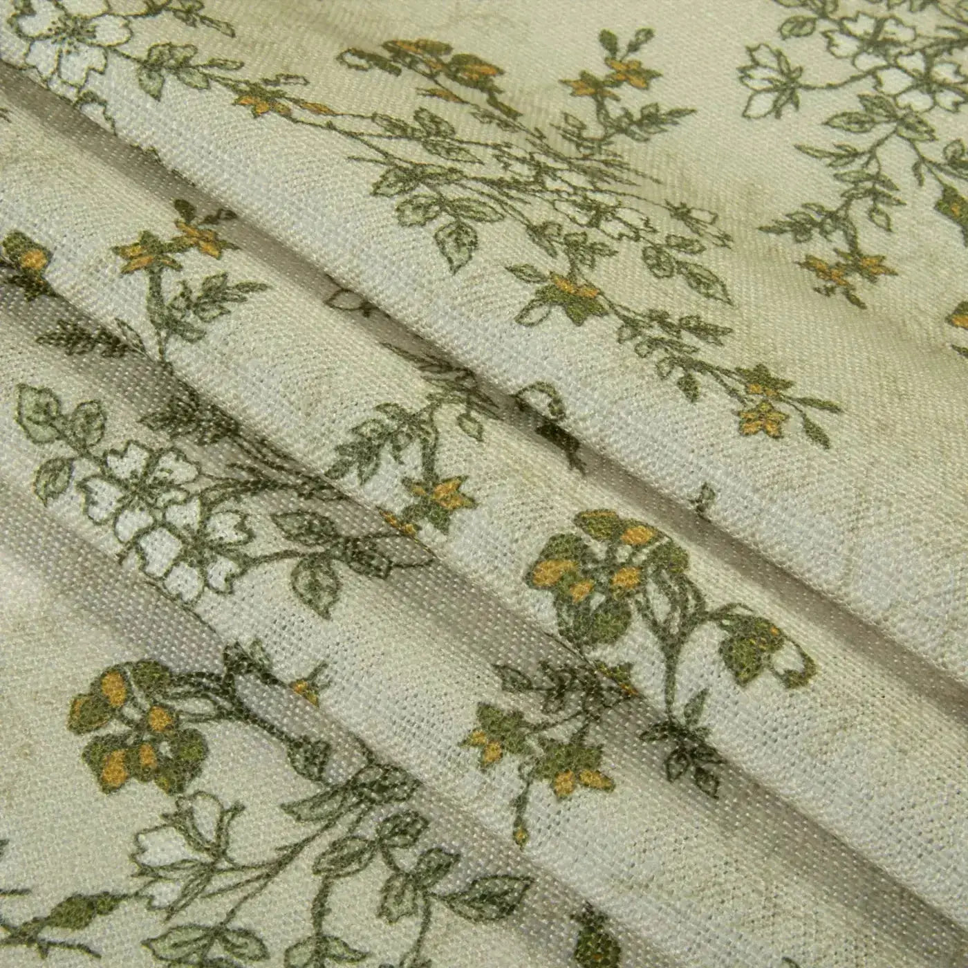 Sara Le Print Linen Pleated Cafe Curtains?-TWOPAGES