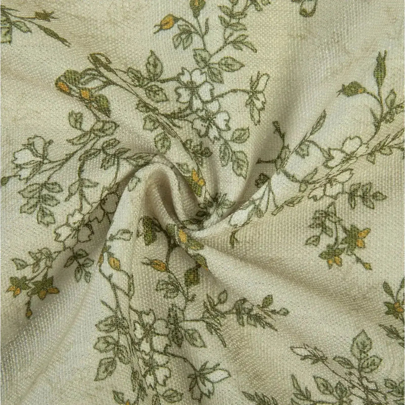 Sara Le Print Linen Pleated Cafe Curtains?-TWOPAGES